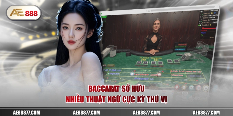 Baccarat sở hữu nhiều thuật ngữ cực kỳ thú vị