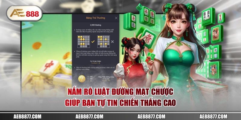 Nắm rõ luật Đường Mạt Chược giúp bạn tự tin chiến thắng cao